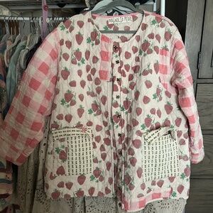 Magnolia pearl quilted strawberry jacket
